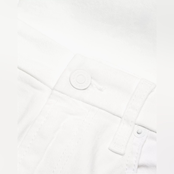 7 For All Mankind Kimmie Mid-Rise Stretch Boot-Cut Jeans In White Size 26 NTW - Picture 8 of 17